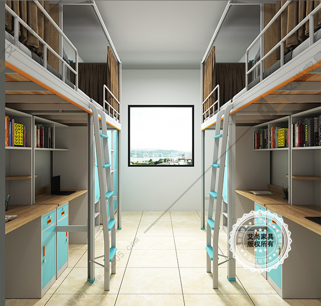 學校宿舍高低床