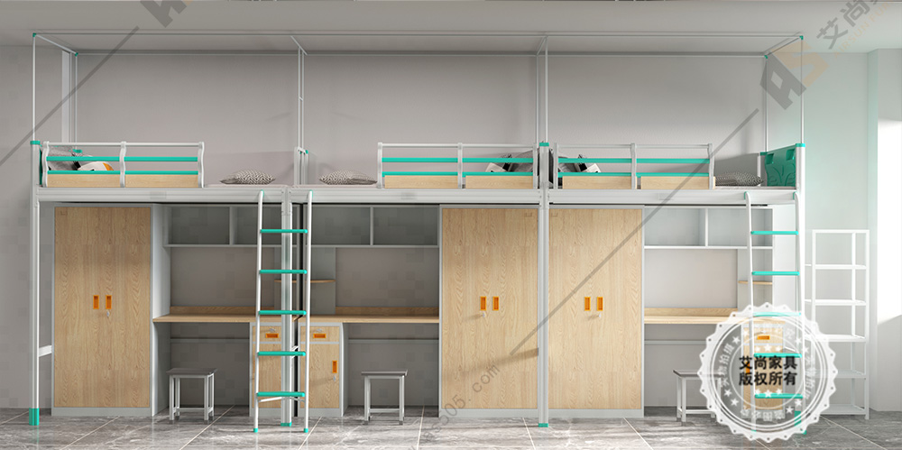 大學三聯(lián)體公寓床