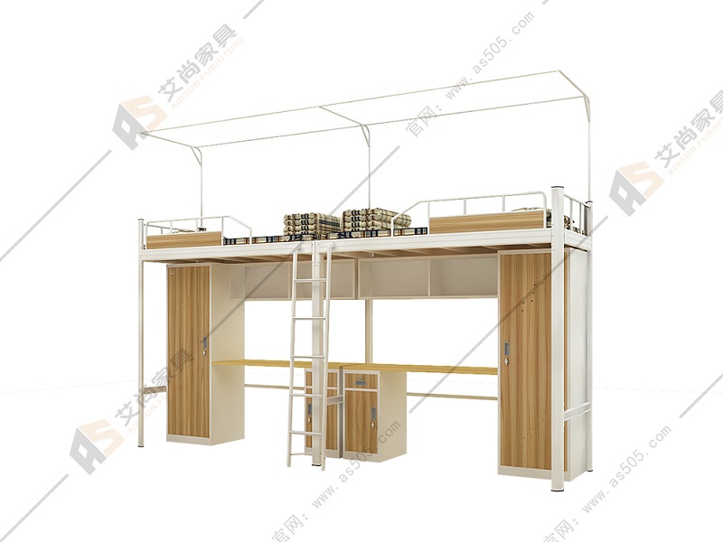 帶辦公桌員工公寓床