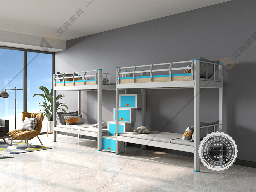 鋼鐵雙層鐵床宿舍家具會(huì)生銹嗎？艾尚家具教你如何防銹